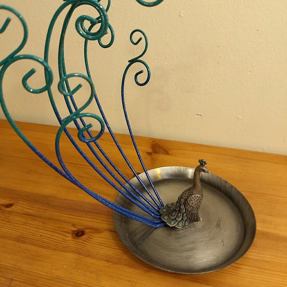 Peacock Jewelry Stand